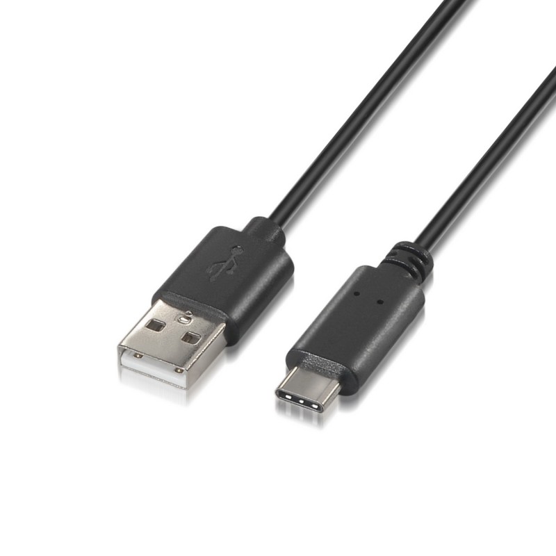 CABLE AISENS USB 2.0 TIPO C 1MT NEGRO