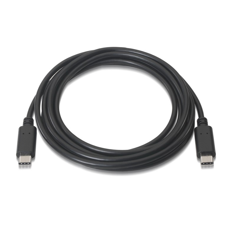 CABLE USB 2.0 AISENS TIPO C A TIPO C 1MT NEGRO