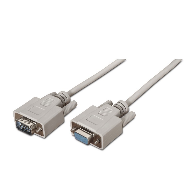 CABLE SERIE DB9/M-DB9/F 1.80MTS RS232 AISENS
