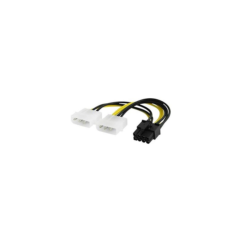 CABLE ALIMENTACION MOLEX 4+4PIN MACHO A MOLEX 8 HE