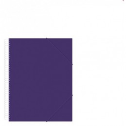 CARPETA DESCOM FUNDAS ESPIRAL 30H VIOLETA