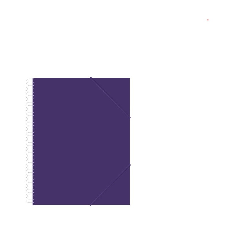 CARPETA DESCOM FUNDAS ESPIRAL 30H VIOLETA