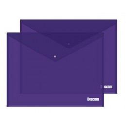SOBRE BROCHE DESCOM A-4 VIOLETA