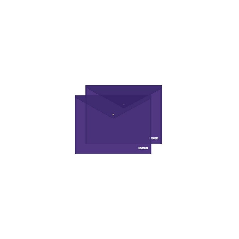 SOBRE BROCHE DESCOM A-4 VIOLETA