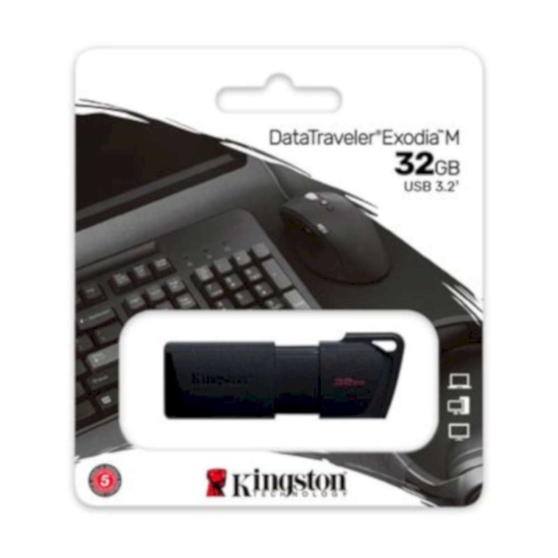 PENDRIVE KINGSTON DT EXODIA USB 3.2 GEN 1 BLACK