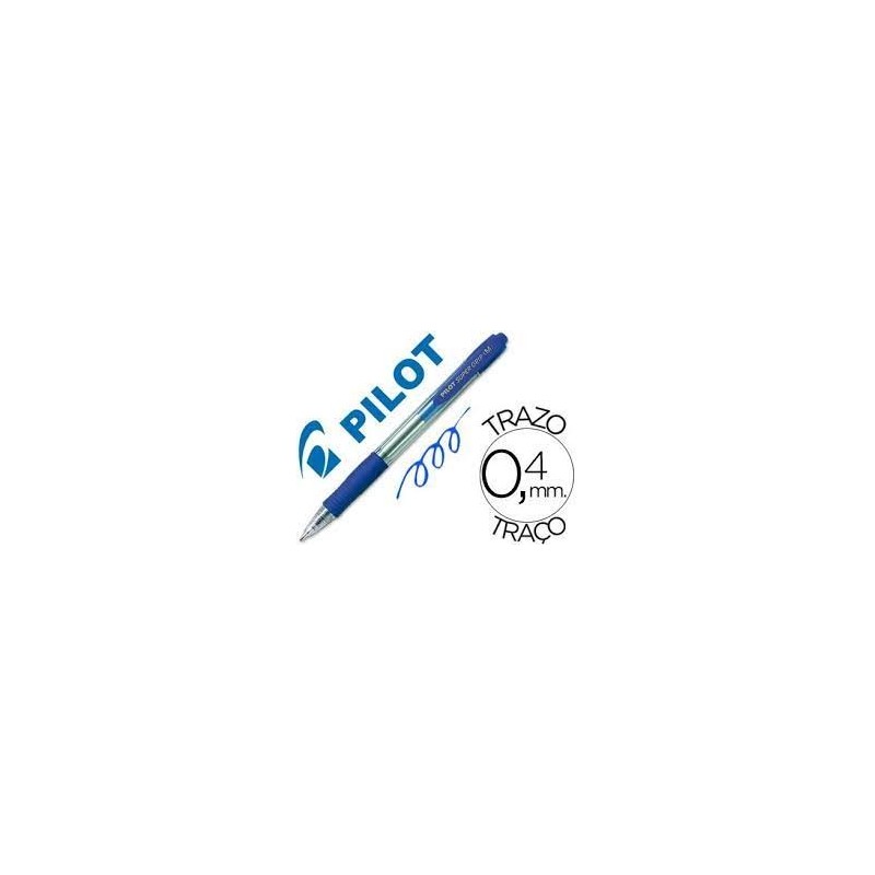 BOLIGRAFO PILOT SUPER GRIP AZUL