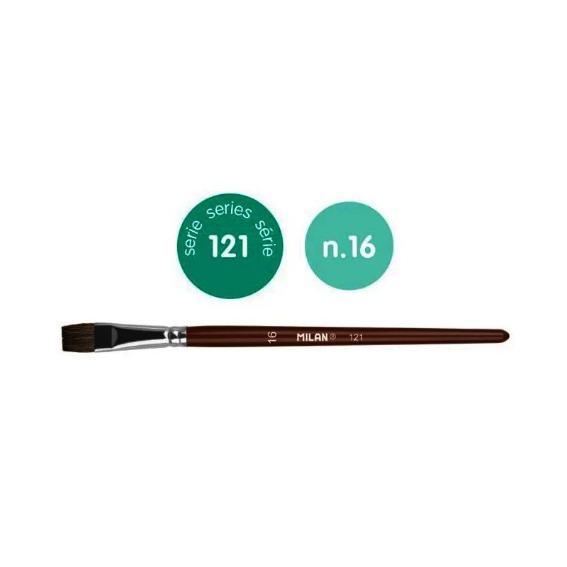 PINCEL ESCOLAR PLANO SERIE 121 - 16