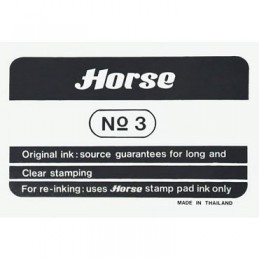TAMPON NUMERO 3 HORSE NEGRO