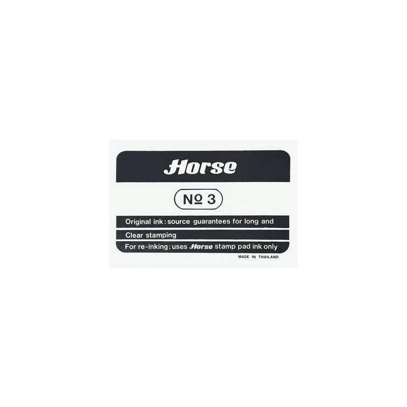 TAMPON NUMERO 3 HORSE NEGRO