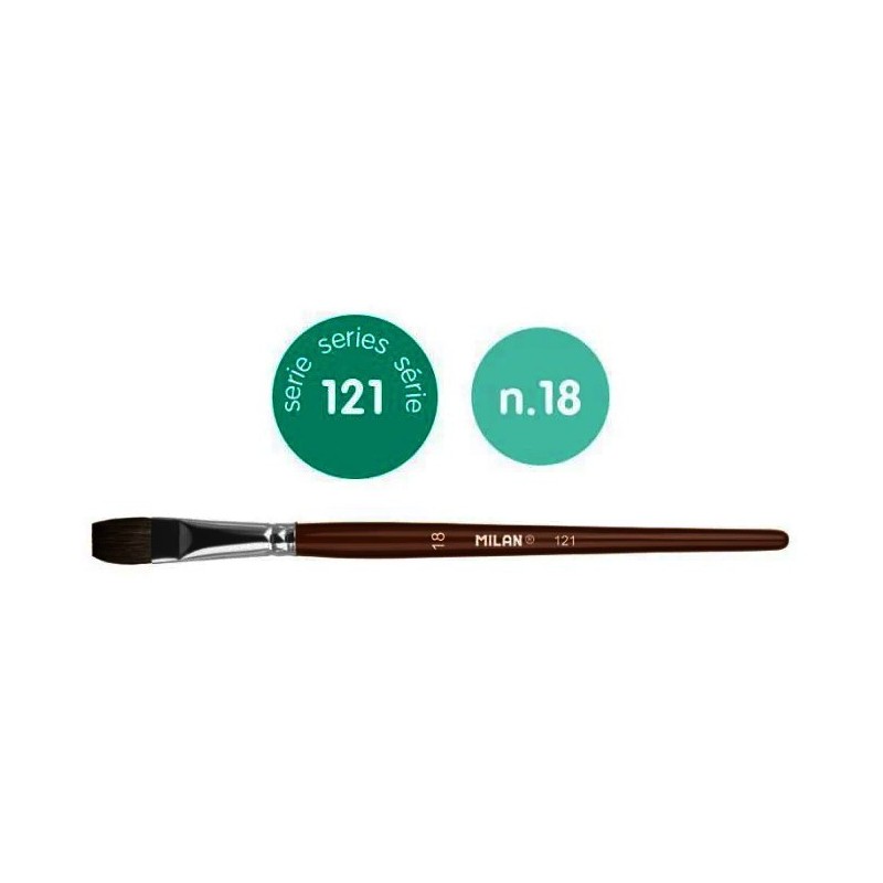 PINCEL ESCOLAR PLANO SERIE 121 - 18
