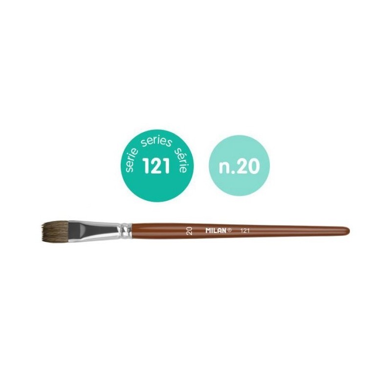 PINCEL ESCOLAR PLANO SERIE 121 - 20