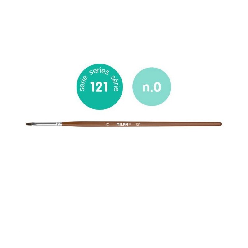 PINCEL ESCOLAR PLANO SERIE 121 - 0
