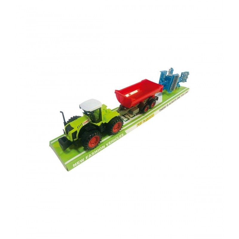 TRACTOR CON REMOLQUE BURBUJA