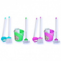 CUBO+ACCESORIOS LIMPIEZA JUGUETE