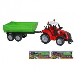 TRACTOR GRANJA REMOLQUE 40x14CM