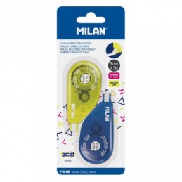 BLISTER 2 CINTAS CORRECTORAS MILAN POCKET 4.2x5MT