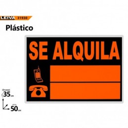 LETRERO SE ALQUILA 35x50CM