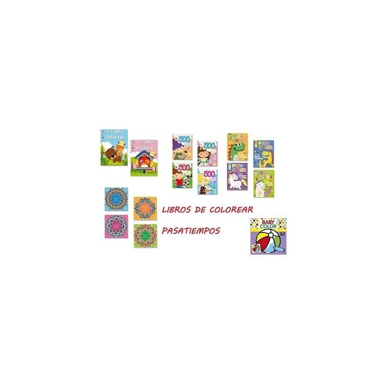 LIBRO COLOREAR/ACTIVIDADES SURTIDO