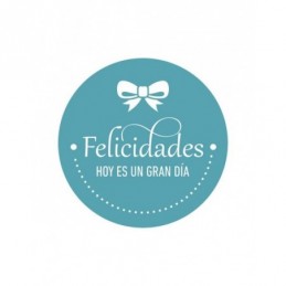 ETIQUETAS FELICIDADES 60UDS