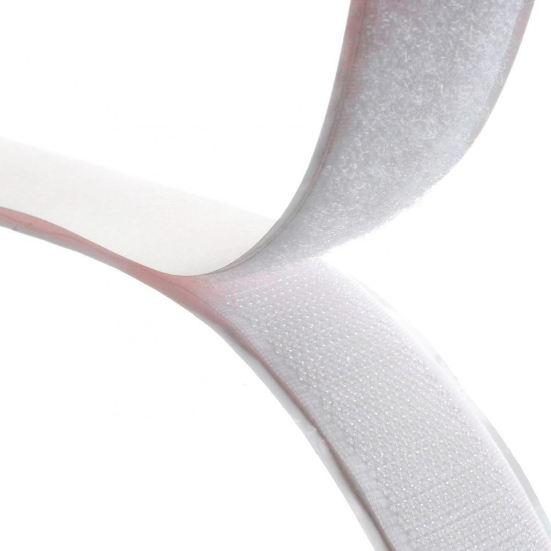 VELCRO ADHESIVO BLANCO 20mmx70cm