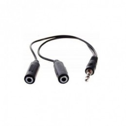 CABLE 3GO AUDIO JACK 3.5M / 2xJACK 3.5H 1.5MT