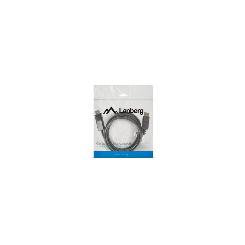 CABLE LANBERG DISPLAYPORT M/M 4K 1.8MTS