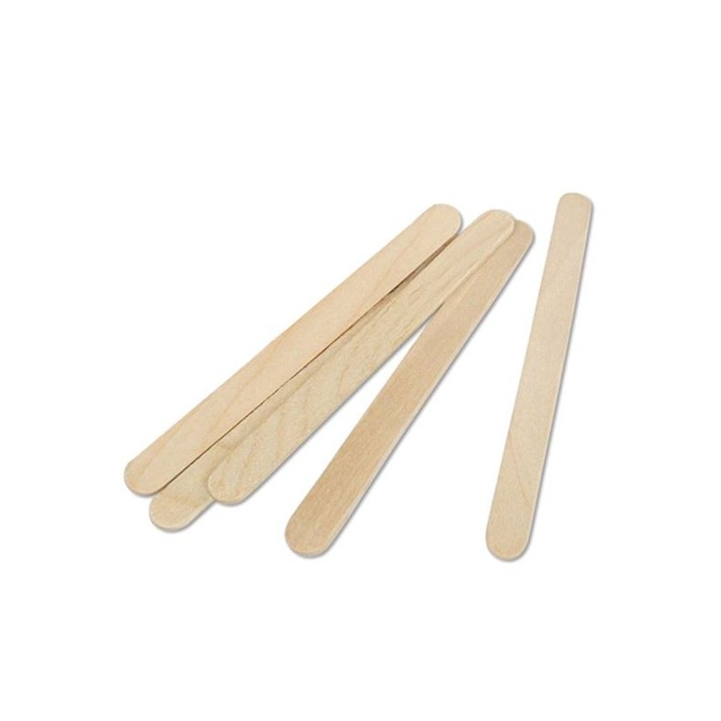 PALILLOS MADERA NATURAL PLANOS 9.3x1CM