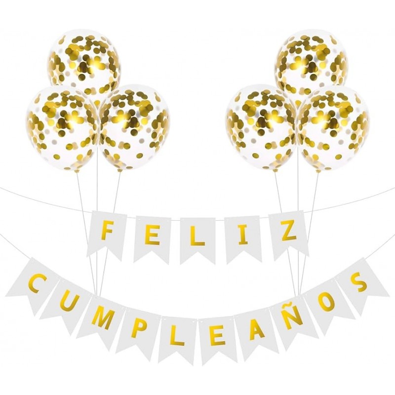 GUIRNALDA FELIZ CUMPLEAÑOS+GLOBOS
