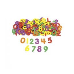 PACK DE 150 NUMEROS DE GOMA EVA