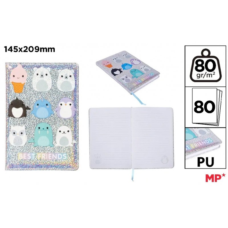 CUADERNO TAPA PU FANTASIA 142x209mm