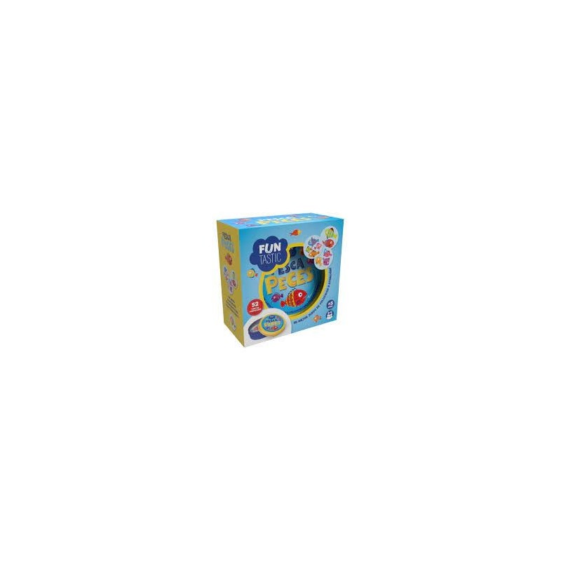 CARTAS REDONDAS FUNTASCTIC PESCA PECES CON CAJA