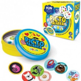 CARTAS REDONDAS FUNTASCTIC PICTO PALABRA CON CAJA