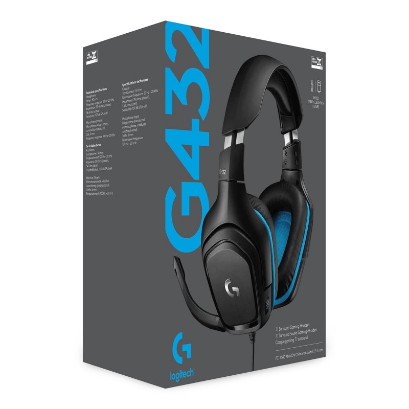 AURICULAR LOGITECH G432