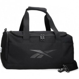 BOLSO DE VIAJE NEGRO CON ZAPATILLERO LATERAL