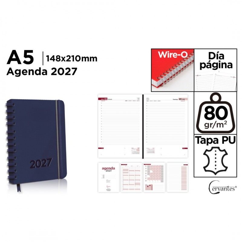 AGENDA 2027 OFICINA POLIPIEL A5 DP AZUL