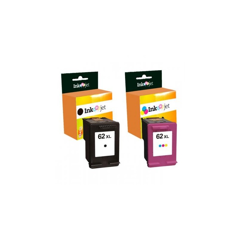 CARTUCHO COMPATIBLE HP 62XL TRICOLOR