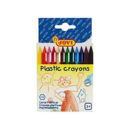 LAPICES CERA JOVI HEXAGONAL CAJA DE 12 COLORES