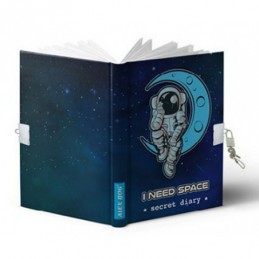 DIARIO TAMAÑO A5 CON CANDADO NEED SPACE