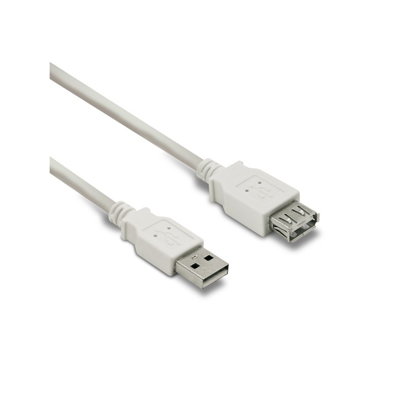 PROLONGADOR USB 2.0 BEIGE A 1.80MT