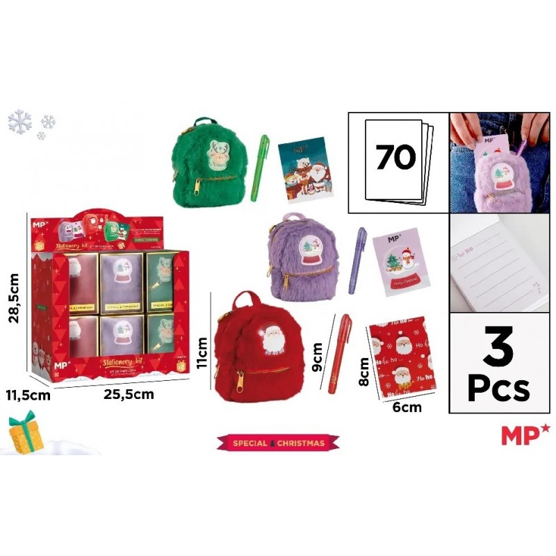 KIT DE PAPELERIA NAVIDAD