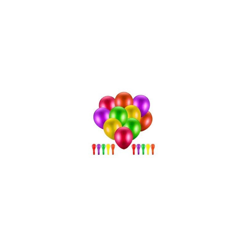 GLOBOS COLOR FLUOR 8UDS