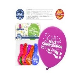 GLOBOS FELICIDADES BOLSA