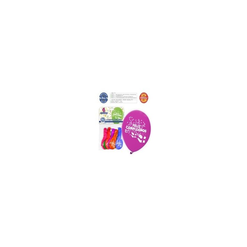 GLOBOS FELICIDADES BOLSA