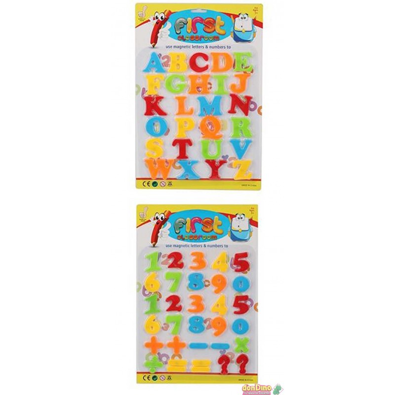 NUMEROS Y LETRAS MAGNETICOS BLISTER