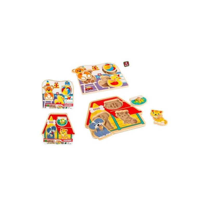 PUZZLE MADERA HENDIDURA SURTIDO