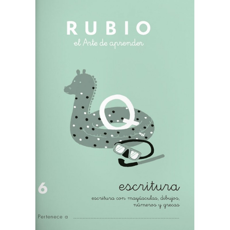 CALIGRAFIA RUBIO NUMERO 6