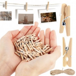 PINZAS MINI MADERA  MANUALIDADES