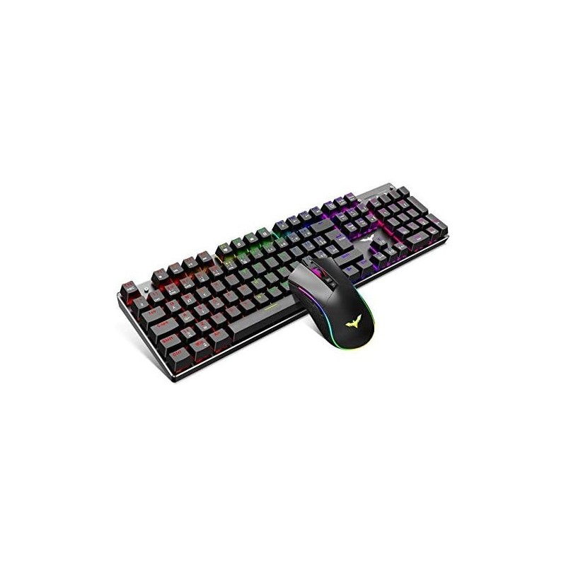 TECLADO MECANICO HAVIT CON RATON COMBO HV-KB432L