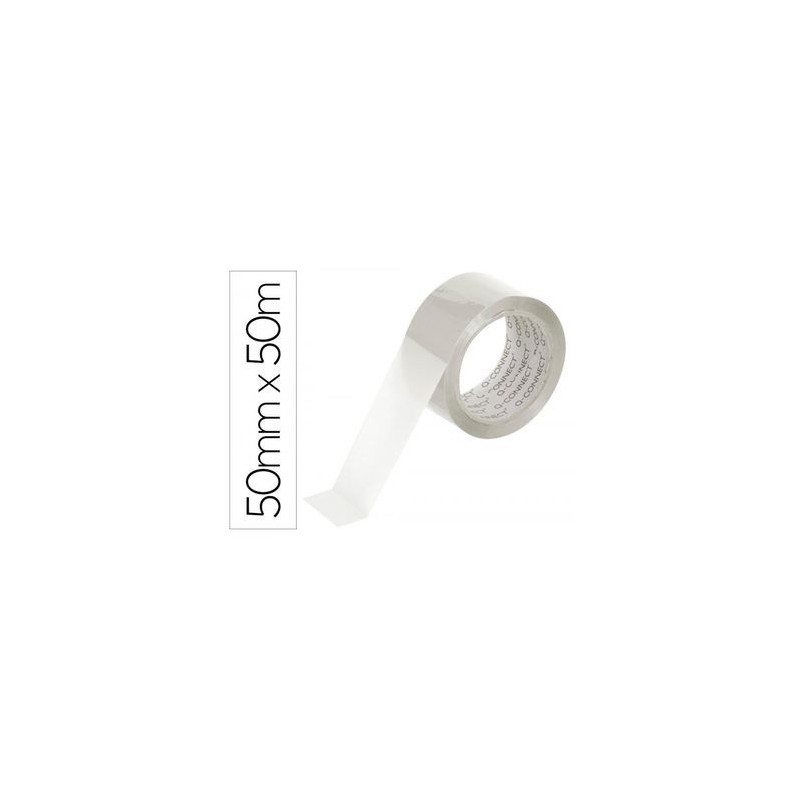 CINTA ADHESIVA Q-CONNECT TRANSP. 132MTx50MM