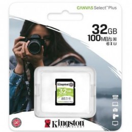 TARJETA SD HC KINGSTON CANVAS 32GB CLASE 10 100MB/